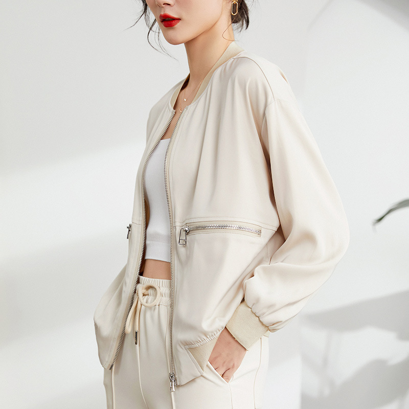 Womens Jackets Short coat womens Autumn Korean version loose fashion small casual top lazy style 220901