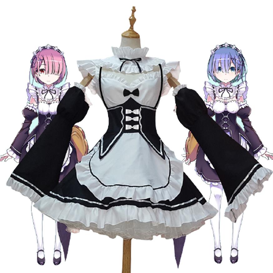 Ram rem Cosplay Costumes Rezero Kara Hajimeru Isekai Seikatsu Lolita Skirt for Woman Blue Pink Wig Costume Maid Servant Dress Anime Cos258T
Ram rem Cosplay Costumes Rezero Kara Hajimeru Isekai Seikatsu Lolita Skirt for Woman Blue Pink Wig Costume Maid Servant Dress Anime Cos258T