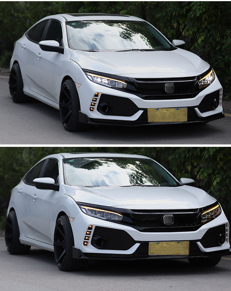 Car Accessories Head Lamp for Honda CIVIC X G10 LED Headlight 20 16-20 19 High Beam Daily Lights Fog Headlights
