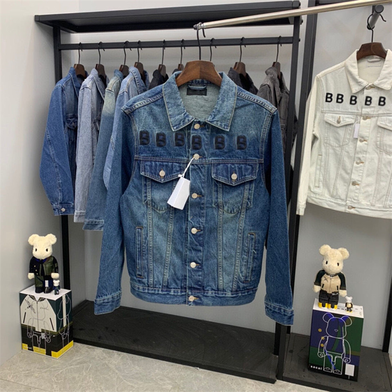 Hand Washed Denim Jacket With Embroidered Lettered Chest Jeans jackets Casual For Men And Women Unisex And Matching, Extra shipping cost
Hand Washed Denim Jacket With Embroidered Lettered Chest Jeans jackets Casual For Men And Women Unisex And Matching, Extra shipping cost