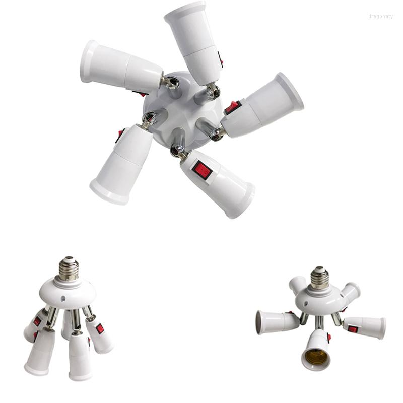 Lamp Holders E27 Splitter 3/4/5 Heads Base Adjustable LED Light Bulb Holder Adapter Converter Socket High Quality
Lamp Holders E27 Splitter 3/4/5 Heads Base Adjustable LED Light Bulb Holder Adapter Converter Socket High Quality