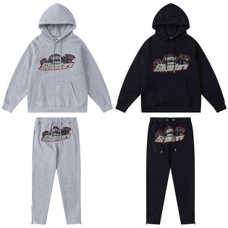 Men' Tracksuits Top Selling Hoodie Trapstar London Shooters Hooded Tracksuit Designer High Quality Embroidered Ladies Jogging Pants, Black embroidered hoodie
Men' Tracksuits Top Selling Hoodie Trapstar London Shooters Hooded Tracksuit Designer High Quality Embroidered Ladies Jogging Pants, Black embroidered hoodie