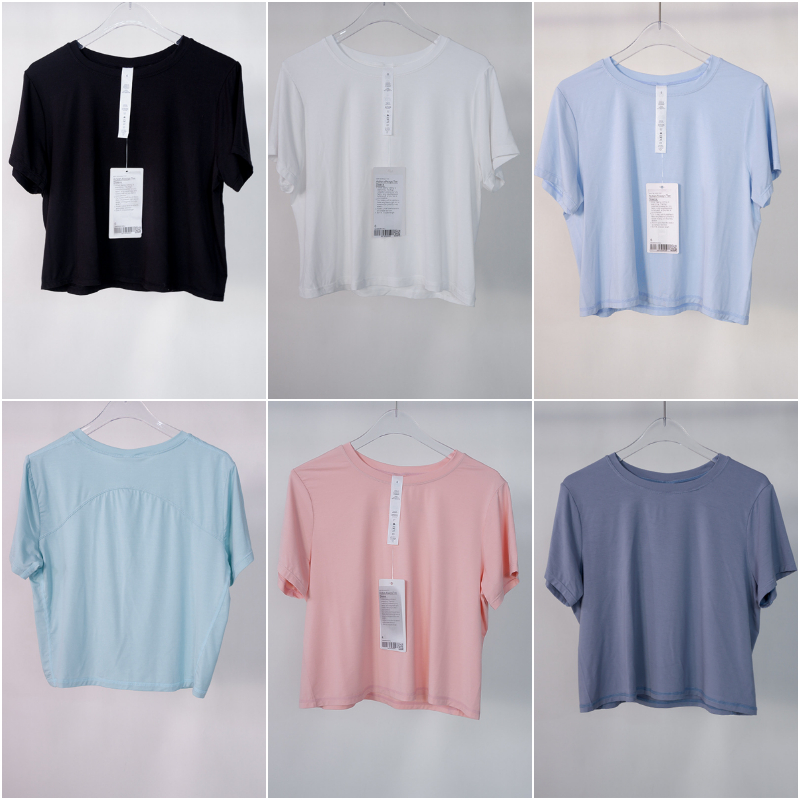 LL-808dx Women Yoga Outfits Summer Shirts Girls Running Sport Short Sleeve T-shirts Ladies Casual Adult Sportswear Trainer Gym Exercise Fitness Wear, Black
LL-808dx Women Yoga Outfits Summer Shirts Girls Running Sport Short Sleeve T-shirts Ladies Casual Adult Sportswear Trainer Gym Exercise Fitness Wear, Black