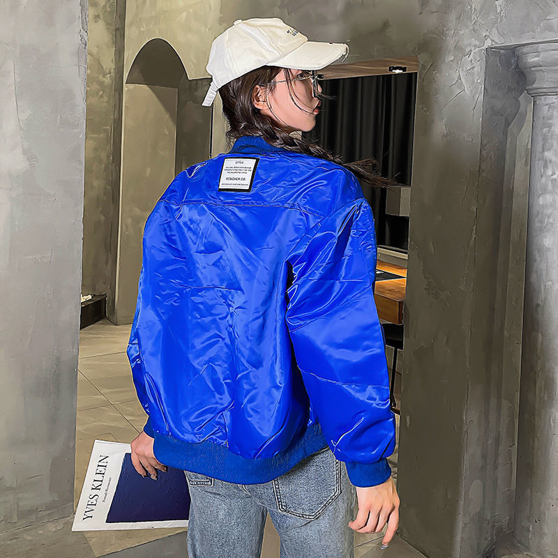 Womens Jackets Ladies short coat female Korean version solid color zipper fashion baseball uniform i allmatch jacket spring 220901