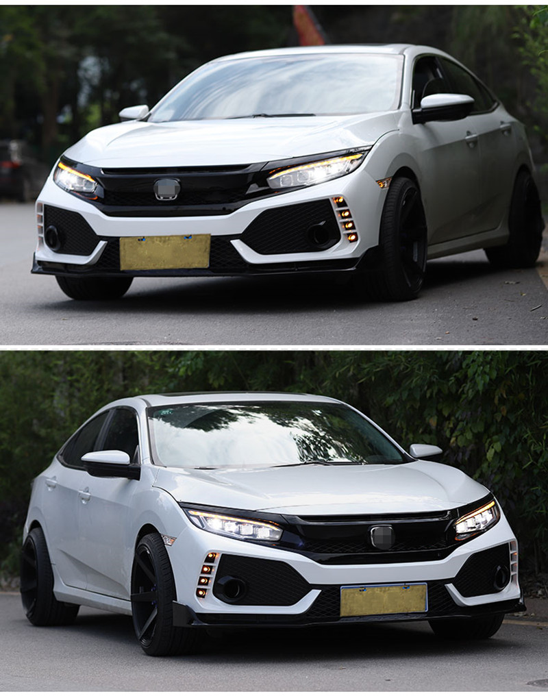 Car Accessories Head Lamp for Honda CIVIC X G10 LED Headlight 20 16-20 19 High Beam Daily Lights Fog Headlights