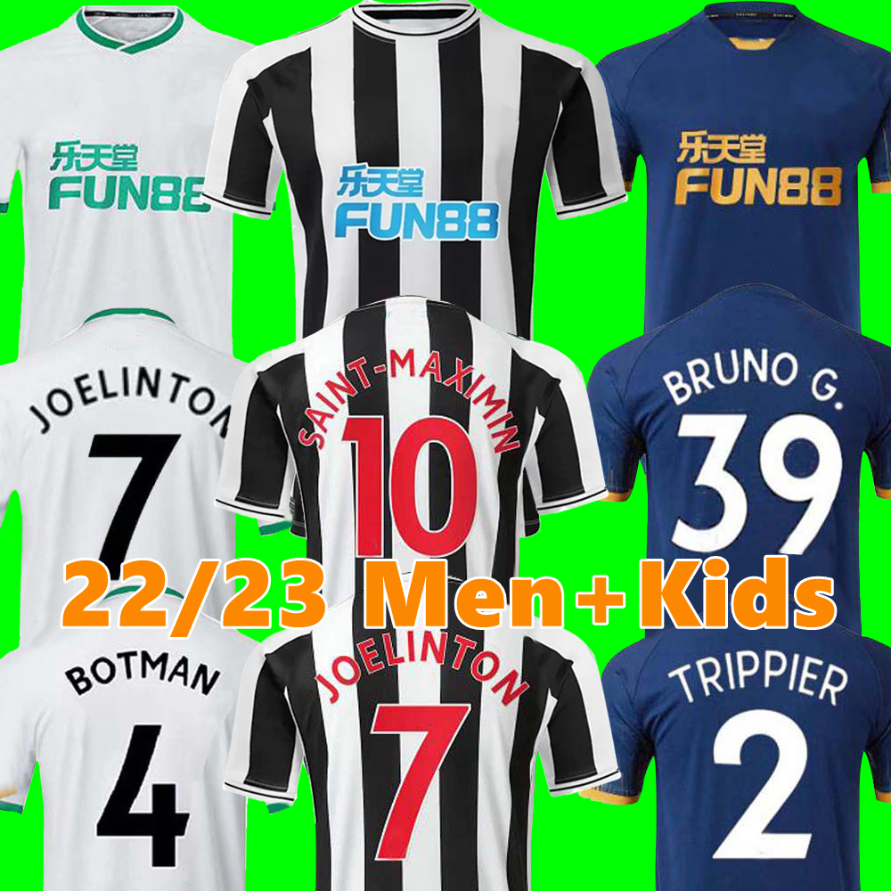 22 23 Soccer Jerseys Newcastle BRUNO G. JOELINTON ISAK 2022 2023 NUFC UNITED MAXIMIN WILSON ALMIRON TRIPPIER Football Shirt top Men Kids sets uniforms, 22/23 home
22 23 Soccer Jerseys Newcastle BRUNO G. JOELINTON ISAK 2022 2023 NUFC UNITED MAXIMIN WILSON ALMIRON TRIPPIER Football Shirt top Men Kids sets uniforms, 22/23 home