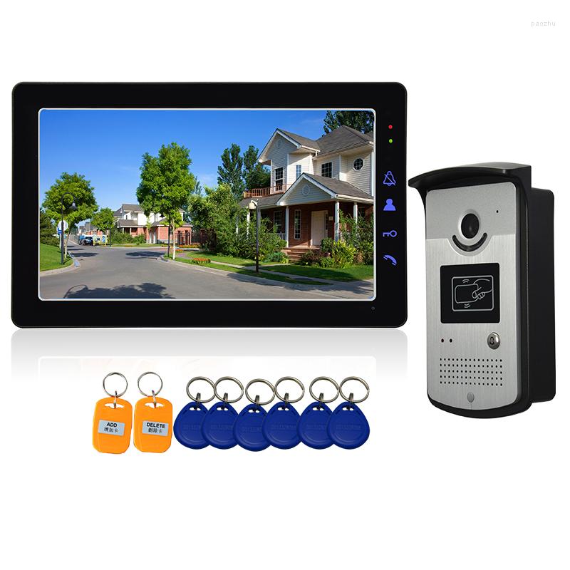Video Door Phones 9 Inch Wired Doorbell Intercom System Phone Kits With RFID Keyfobs IR Night Vision Waterproof Camera
Video Door Phones 9 Inch Wired Doorbell Intercom System Phone Kits With RFID Keyfobs IR Night Vision Waterproof Camera