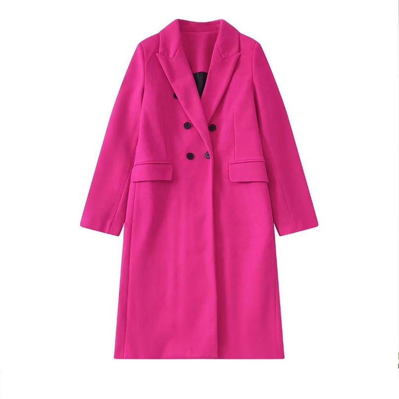 Women's Wool Blends DiYiG Women Fashion Woolen Coat Retro Lapel Long Sleeve Double Breasted Pocket Female Outerwear Chic Top Mujer 220901, Green
Women's Wool Blends DiYiG Women Fashion Woolen Coat Retro Lapel Long Sleeve Double Breasted Pocket Female Outerwear Chic Top Mujer 220901, Green