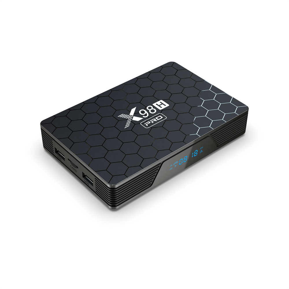 Ship from france X98H PRO TV BOX Android 12 2G 16G/32G WIFI6 1000M LAN WIFI6 BT5.0 Allwinner H618 4K