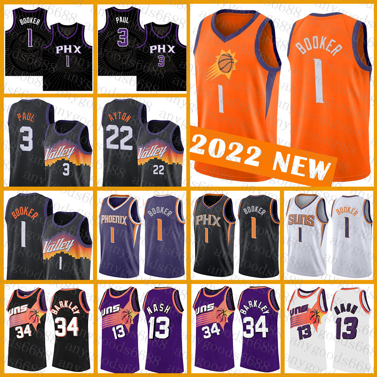 Devin Booker Basketball Jersey Phoenixs Sun 1 3 13 34 22 Orange Chris Paul Steve Nash Charles Barkley DeAndre Ayton 562
Devin Booker Basketball Jersey Phoenixs Sun 1 3 13 34 22 Orange Chris Paul Steve Nash Charles Barkley DeAndre Ayton 562