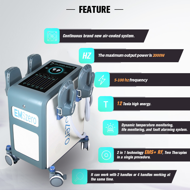 2022 Ems Slimming neo ems pelvic floor electrical fat reduction emszero shaping building muscle body emszero neo 5 handle