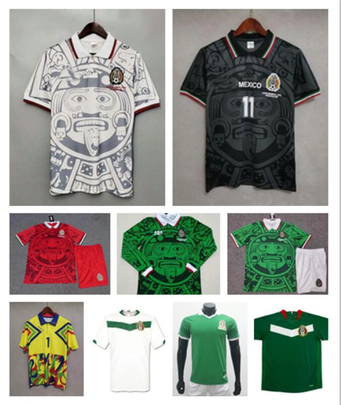 Retro Edition Mexico Soccer Jersey 1998 Long Sleeve vintage 2006 2010 1995 1986 1994 1999 World Cup Shirt BLANCO Hernandez Classic football uniforms kit, 16
Retro Edition Mexico Soccer Jersey 1998 Long Sleeve vintage 2006 2010 1995 1986 1994 1999 World Cup Shirt BLANCO Hernandez Classic football uniforms kit, 16