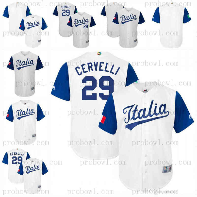 College Baseball Wears Baseball Jerseys 29 Francisco Cervelli Italy 2017 World Baseball Classic Jersey White 100% Stiched Customized Basebal, Mens blank white
College Baseball Wears Baseball Jerseys 29 Francisco Cervelli Italy 2017 World Baseball Classic Jersey White 100% Stiched Customized Basebal, Mens blank white
