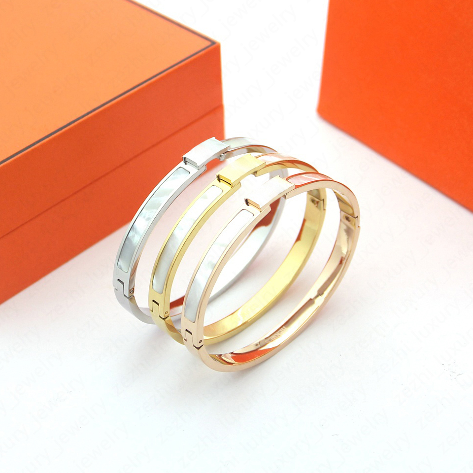 H Bracelet Mens Bracelets Letter Bangle Braclets Designer A…