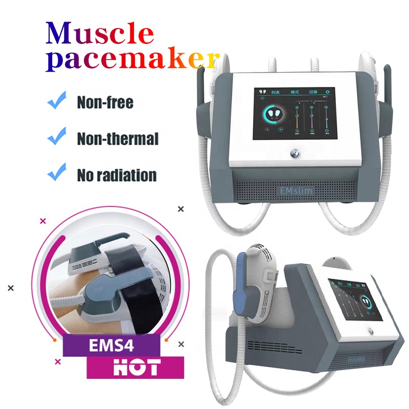 2022 4 Handles 7 Tesla Slimming Machine HIEMT EMSlim HI-EMT RF Fat Removal Body Slimming EMS Muscle Building Machine