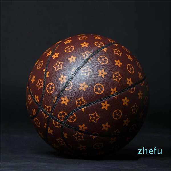 Monogram leather American Football Basketball ball Soccer 24K Black Mamba Spalding Merch pattern