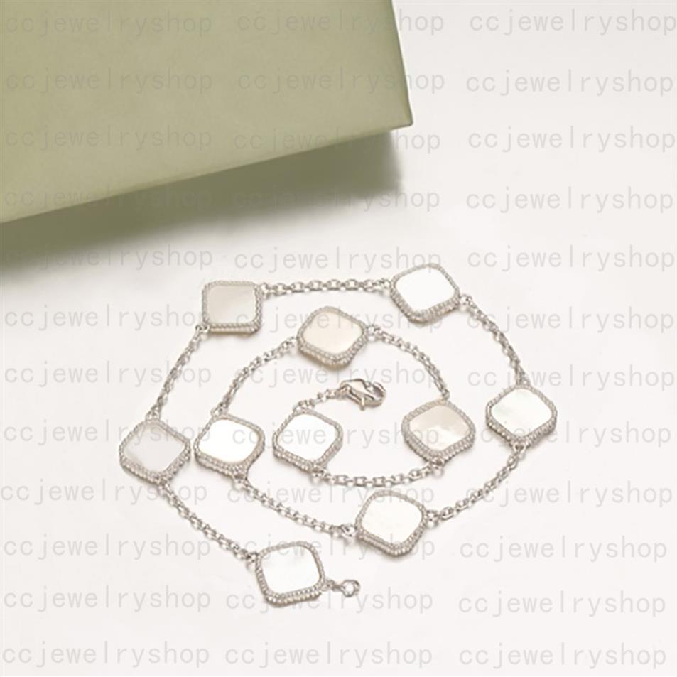 45CM-Fashion Classic Agate Four Leaf Clover Necklace Long Ten 10 Flowers Pendant Mother-of-Pearl for Women&Girl Valentine's M272h
45CM-Fashion Classic Agate Four Leaf Clover Necklace Long Ten 10 Flowers Pendant Mother-of-Pearl for Women&Girl Valentine's M272h