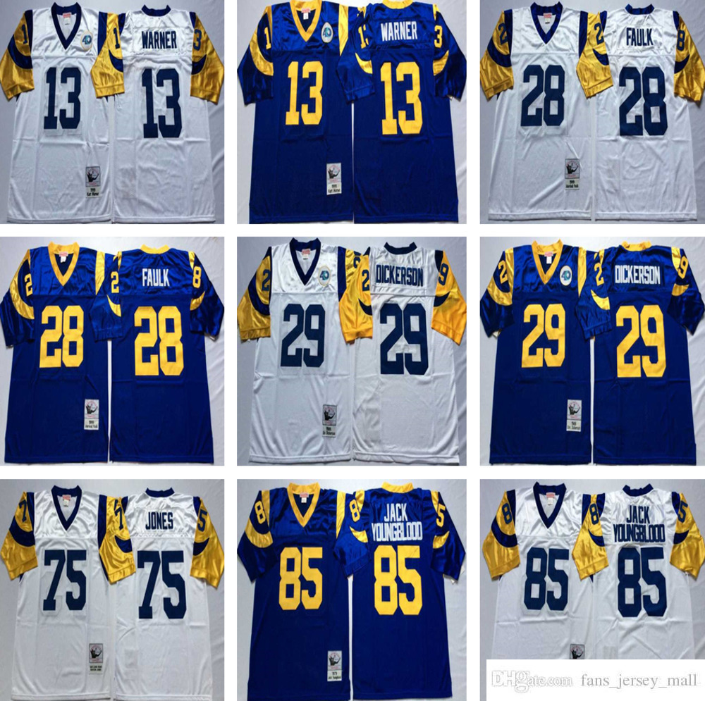 NCAA Vintage Mitchell and Ness Football 85 Jack Youngblood Jerseys Retro Stitch 28 Marshall Faulk 13 Kurt Warner 29 Eric Dickerson Jersey College Blue White, Same as picture
NCAA Vintage Mitchell and Ness Football 85 Jack Youngblood Jerseys Retro Stitch 28 Marshall Faulk 13 Kurt Warner 29 Eric Dickerson Jersey College Blue White, Same as picture