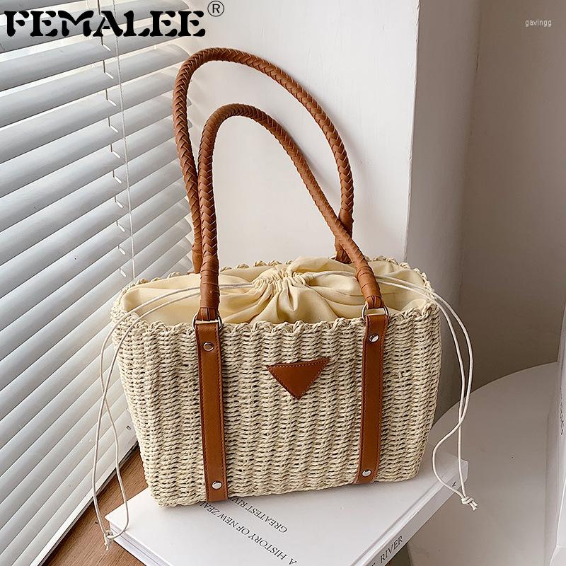 Shoulder Bags Straw Woven Ladies Handmade Handbags Contrast Color Armpit Purses 2022 Designer Summer Beach Travel Totes Women, Beige
Shoulder Bags Straw Woven Ladies Handmade Handbags Contrast Color Armpit Purses 2022 Designer Summer Beach Travel Totes Women, Beige