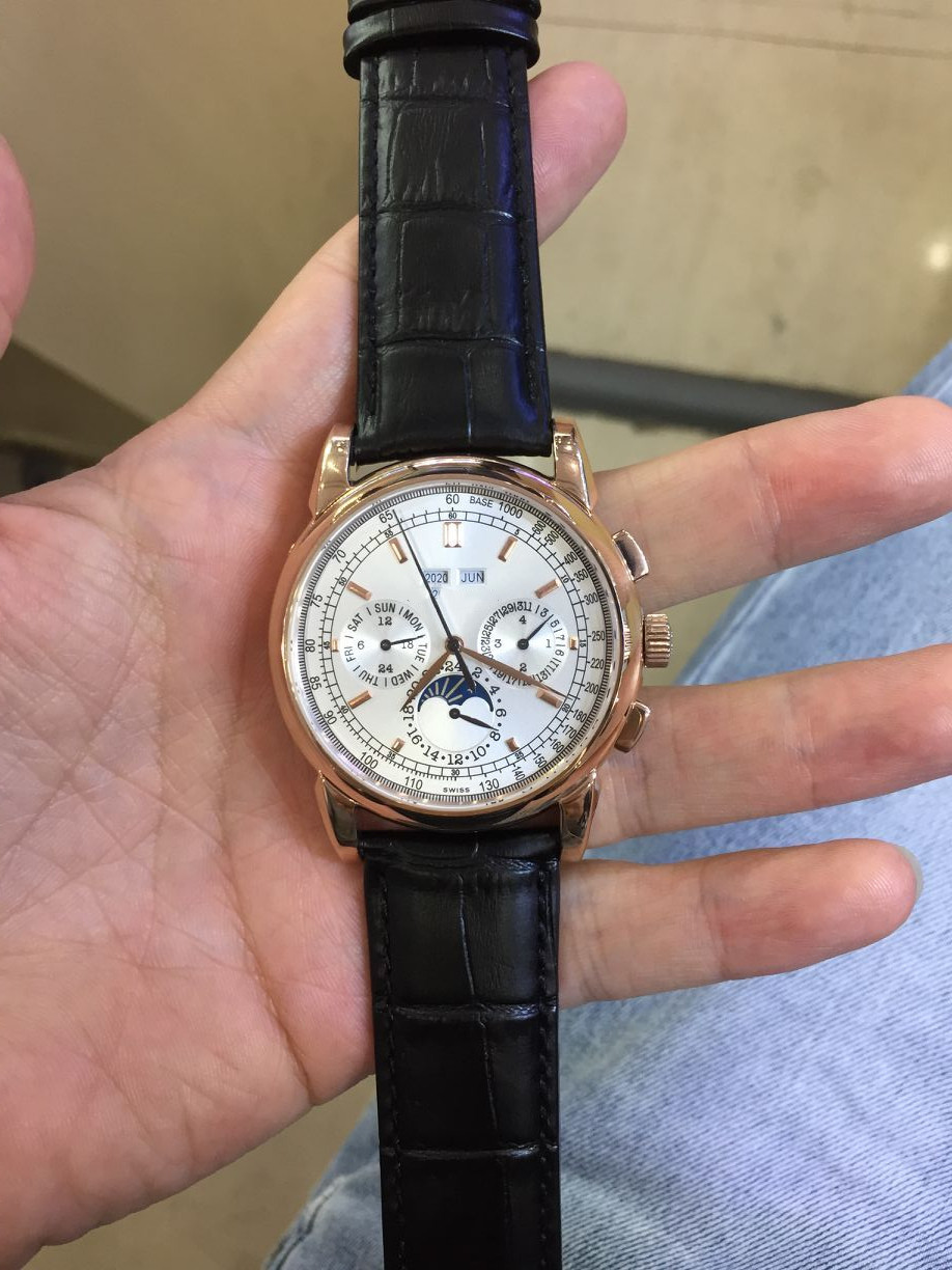 Hot High Quality Mens Watch Automatic Mechanical Flying Sky Moon Sports Men Watches Glass Back Leather Men Folding Clasp Wristwatch 44mm