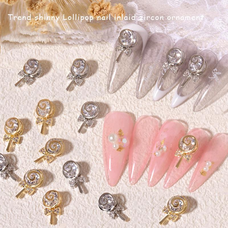 Nail Art Decorations 5pcs 3D Cute Lollipop Jewelry Luxury Zircon Crystal Diamond Rhinestone Gold Silver Alloy Candy Manicure Decoration
Nail Art Decorations 5pcs 3D Cute Lollipop Jewelry Luxury Zircon Crystal Diamond Rhinestone Gold Silver Alloy Candy Manicure Decoration