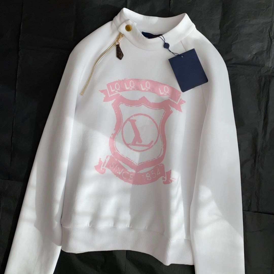 Womens Hoodie Woman Clothe Long Sleeves Sweater Pink Soft Printed Collar Zipper Button, White
Womens Hoodie Woman Clothe Long Sleeves Sweater Pink Soft Printed Collar Zipper Button, White