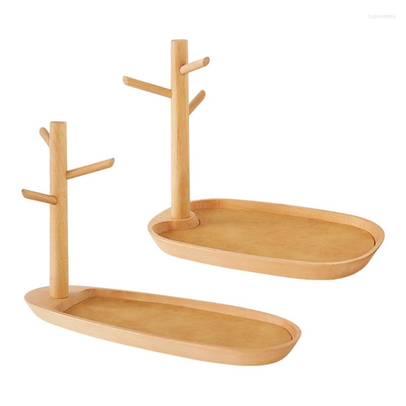 Jewelry Pouches Organizer Tray Necklace Holder Rack Wooden Display Shelf Plate Earring Bracelet Watch Key Stand For Entryway
Jewelry Pouches Organizer Tray Necklace Holder Rack Wooden Display Shelf Plate Earring Bracelet Watch Key Stand For Entryway