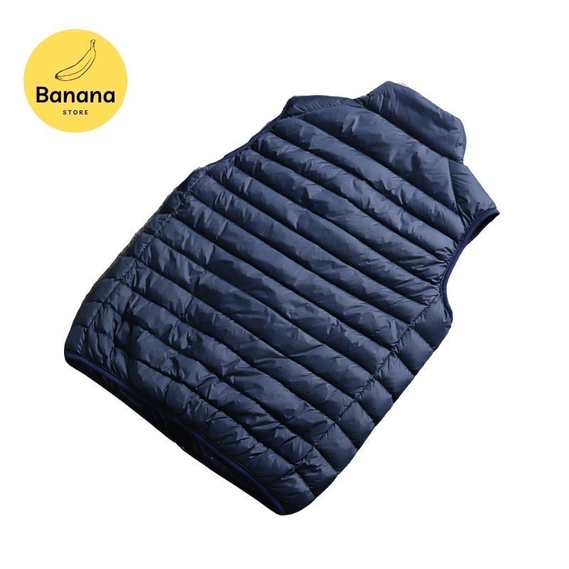 Mens Down Parkas Banana Store STYLE all season MENS ULTRA LIGHT DOWN VEST Packable Puffer Vest S3XL 220901