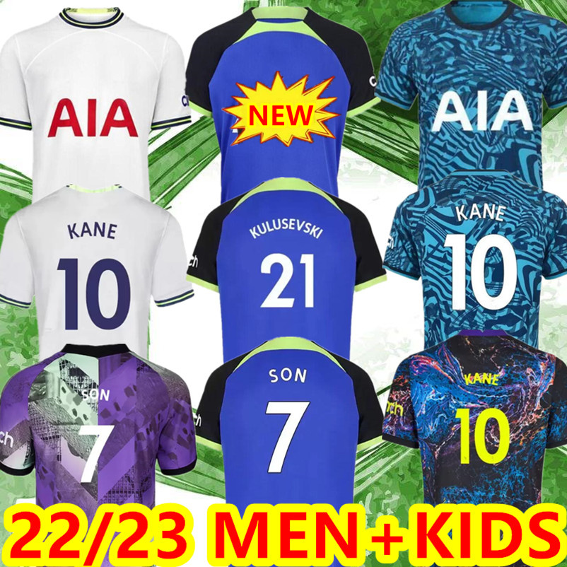 22 23 KANE SON KULUSEVSKI Soccer Jerseys SPURS ROMERO HOJBJERG 2022 2023 LUCAS LLORS Third Football men kids kit shirt RICHARLISON BRYAN BERGWIJN tops, 22/23 kids 3rd
22 23 KANE SON KULUSEVSKI Soccer Jerseys SPURS ROMERO HOJBJERG 2022 2023 LUCAS LLORS Third Football men kids kit shirt RICHARLISON BRYAN BERGWIJN tops, 22/23 kids 3rd