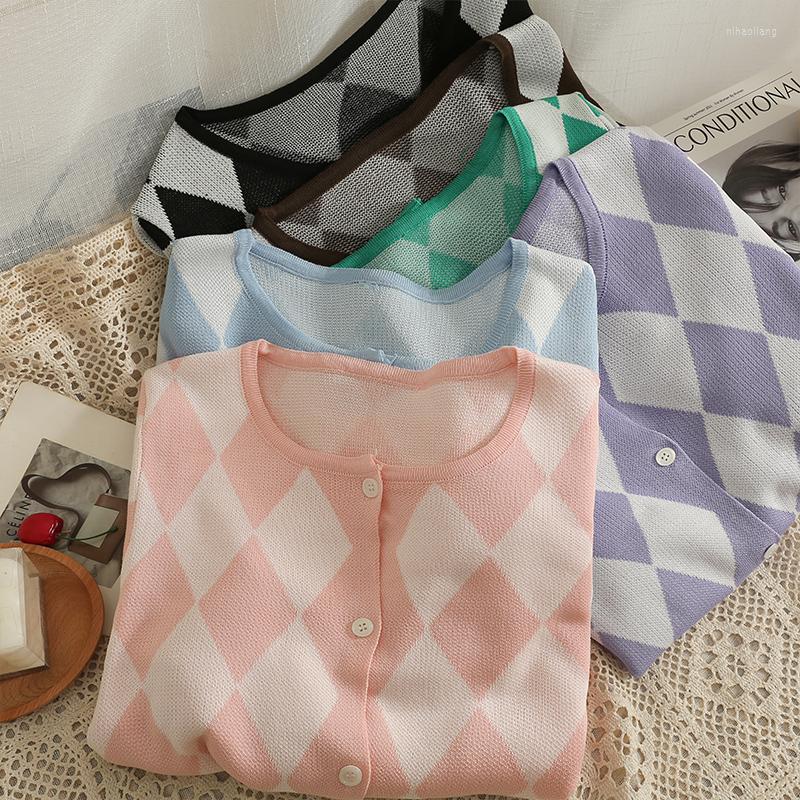 Women's Knits Plaid Knitted Cardigan Mujer Y2K Loose Argyle Colorblock Cardigans Female O Neck Long Sleeve Sweaters For Women Drop, Green
Women's Knits Plaid Knitted Cardigan Mujer Y2K Loose Argyle Colorblock Cardigans Female O Neck Long Sleeve Sweaters For Women Drop, Green