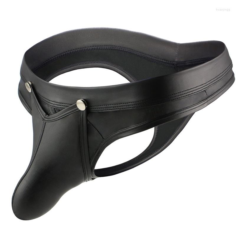 Women' Panties Black Sexy Men COCK Ring Open Crotch G-string U Convex Pouch Low Rise Thongs PU Faux Leather T-Back -XL
Women' Panties Black Sexy Men COCK Ring Open Crotch G-string U Convex Pouch Low Rise Thongs PU Faux Leather T-Back -XL