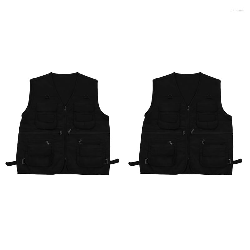 Hunting Jackets 2X Men's Fishing Vest With Multi-Pocket Zip For Pography / Travel Outdoor Sport - Black
Hunting Jackets 2X Men's Fishing Vest With Multi-Pocket Zip For Pography / Travel Outdoor Sport - Black