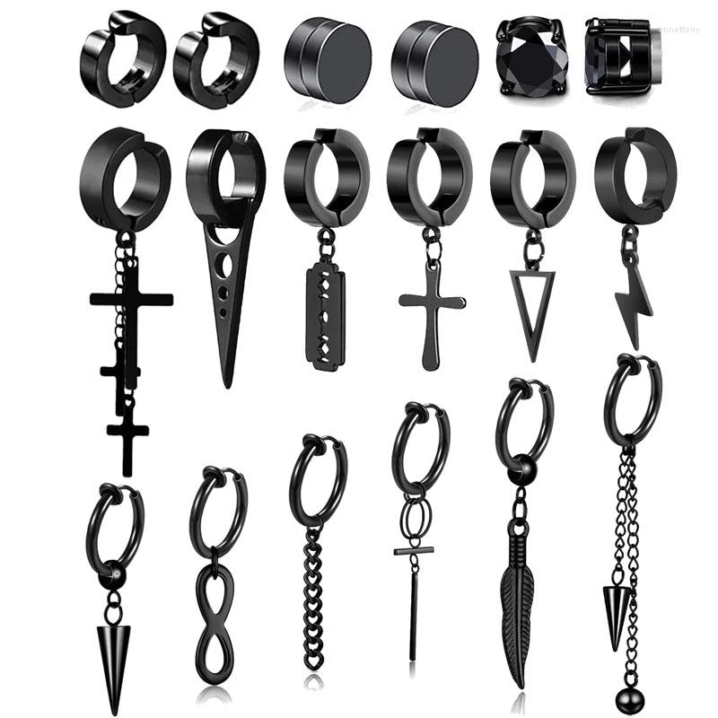 Backs Earrings 18 Pcs Stainless Steel Magnetic For Men Women Black Non Pierced Clip On Set Kpop Style 857
Backs Earrings 18 Pcs Stainless Steel Magnetic For Men Women Black Non Pierced Clip On Set Kpop Style 857