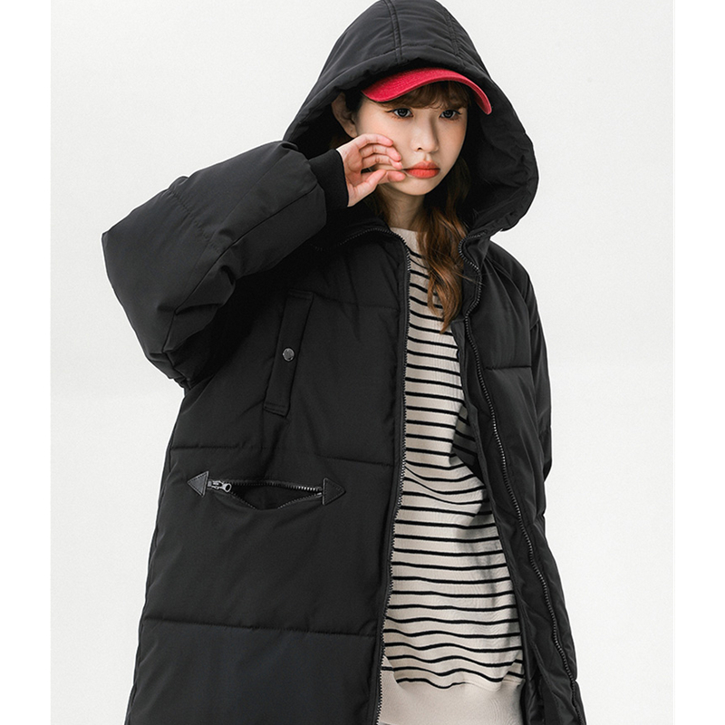 Womens Down Parkas Women Down Parka Mid Length Khaki Jacket Baggy Winter Waterproof Warm Duck Feather Down Female Hooded Puffer Coat Bubble Outwear 22
