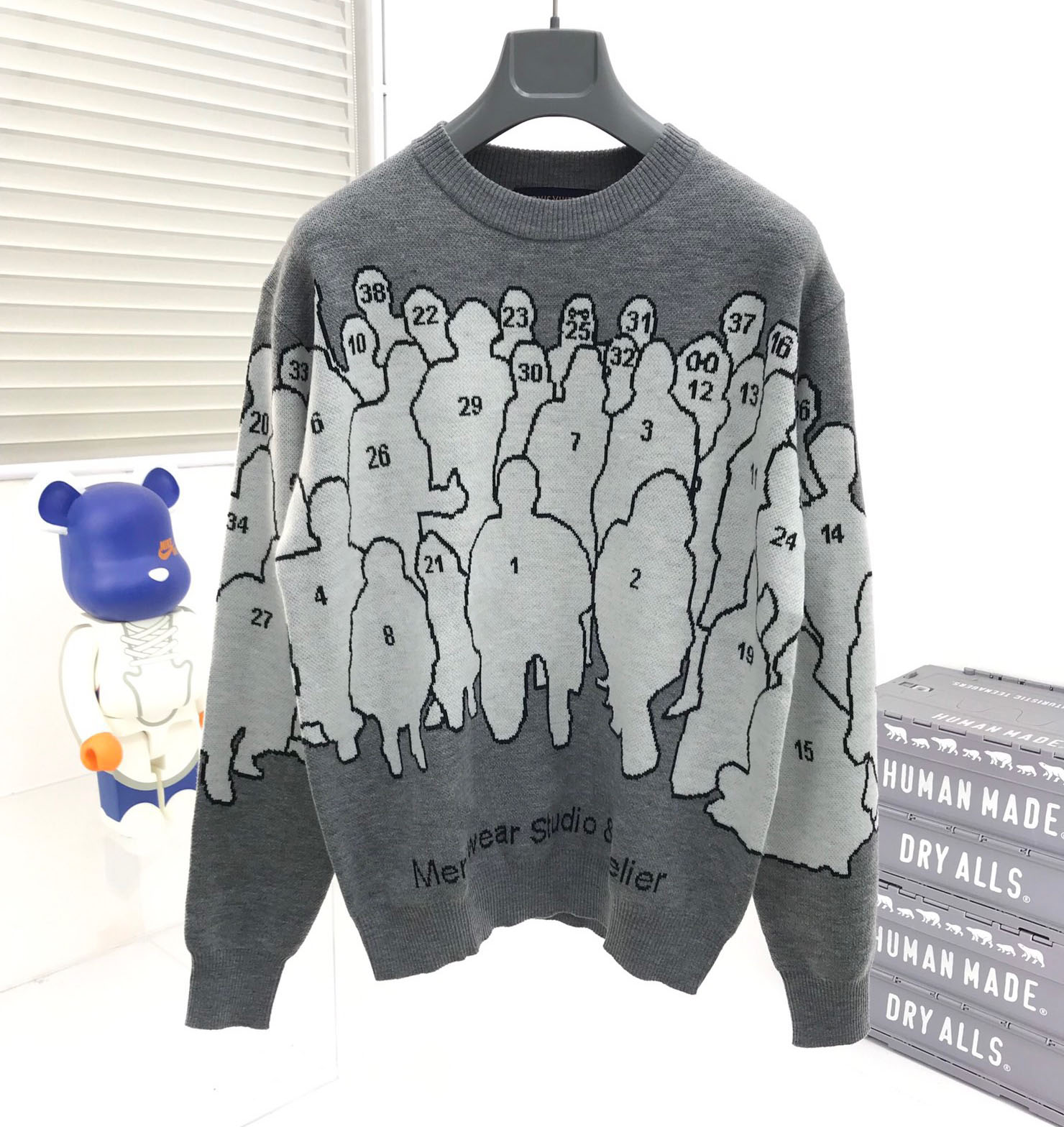 Men's Plus Size Sweaters hoodies in autumn / winter 2022acquard knitting machine e Custom jnlarged detail crew neck cotton e344de4t, Gray
Men's Plus Size Sweaters hoodies in autumn / winter 2022acquard knitting machine e Custom jnlarged detail crew neck cotton e344de4t, Gray