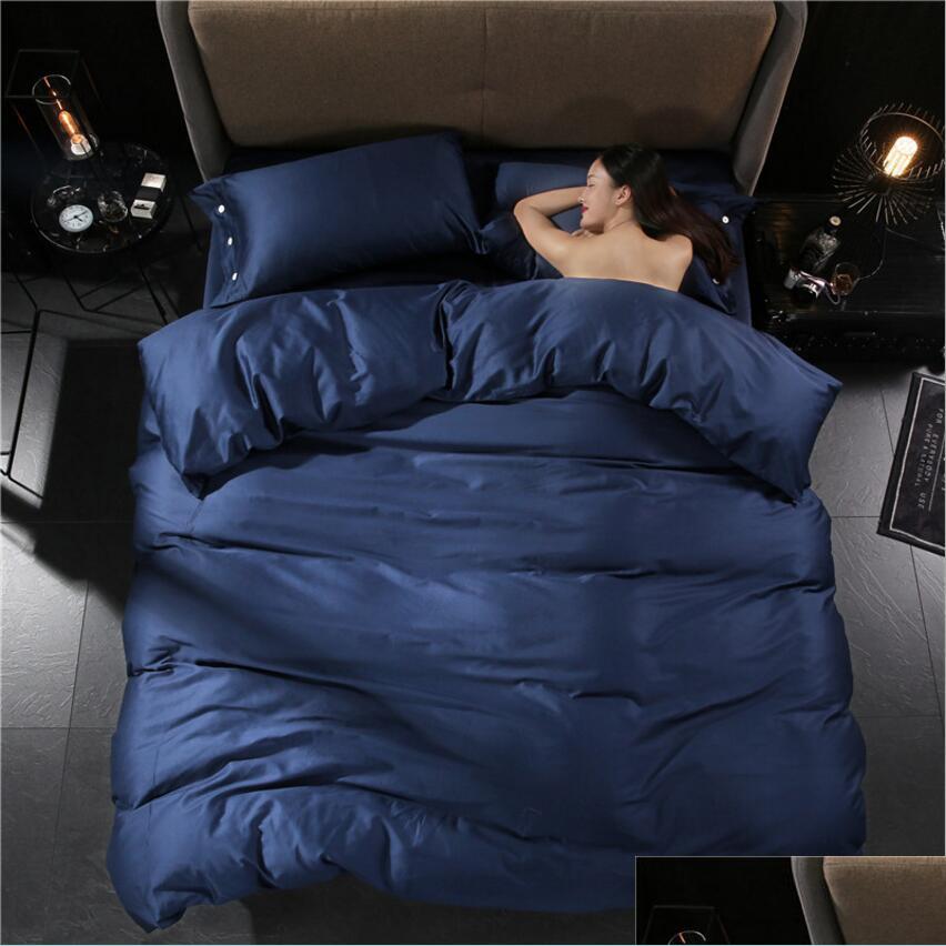 Bedding Sets Luxury Egypt Cotton Beder Bedding Sets 4Pcs Bedclothes Solid Color Duvet/Quilt Er Flat Sheet Pillowcase King Queen Size Dhs5F
Bedding Sets Luxury Egypt Cotton Beder Bedding Sets 4Pcs Bedclothes Solid Color Duvet/Quilt Er Flat Sheet Pillowcase King Queen Size Dhs5F