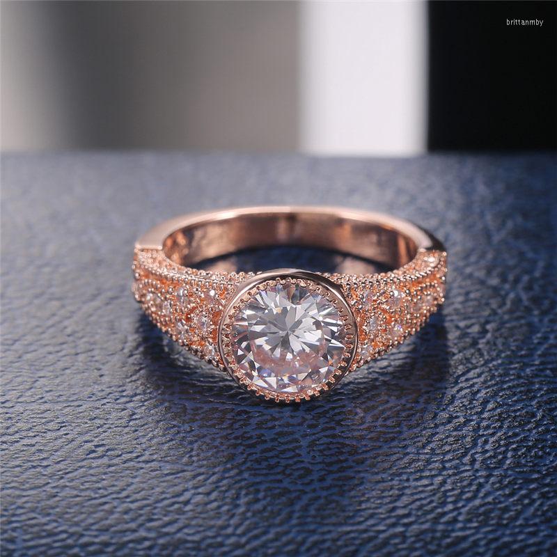 Wedding Rings Fashion Classic Women's Rose Gold Color Synthetic Large Zircon Imitation Ring Size 6-10
Wedding Rings Fashion Classic Women's Rose Gold Color Synthetic Large Zircon Imitation Ring Size 6-10
