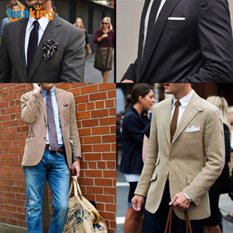 Men Satin Solid Color Cravats Plain Suits Pocket Square Hot Fashion Silk 22CM Wedding Party Handkerchief For Men Black Red Blue