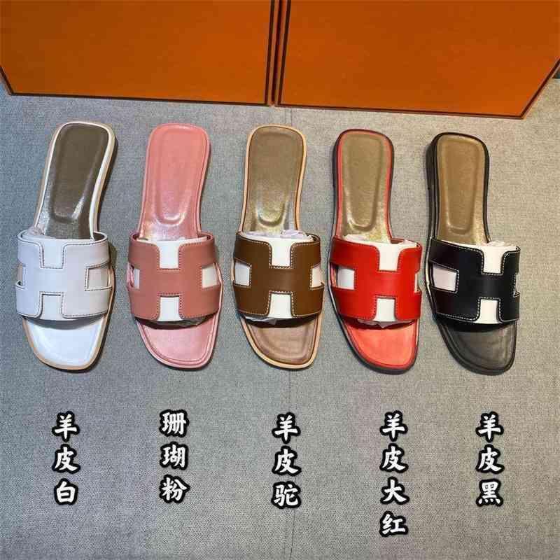 Slipper Slides Sandals Designer Shoes Runner with Yuanbiao Channel Goods Women Wear Fashion Net Red Leather Flat Bottomed Beach Flip, 18
Slipper Slides Sandals Designer Shoes Runner with Yuanbiao Channel Goods Women Wear Fashion Net Red Leather Flat Bottomed Beach Flip, 18