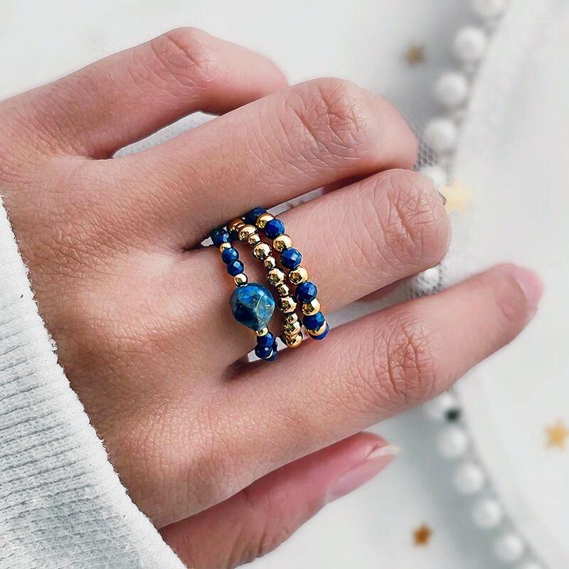 Cluster Rings Fashion Gothic Natural Stone Beaded For Women Charm Crystal Amethyst Lapis Lazuli Pearl Ring Elastic Adjustable Jewelry
Cluster Rings Fashion Gothic Natural Stone Beaded For Women Charm Crystal Amethyst Lapis Lazuli Pearl Ring Elastic Adjustable Jewelry