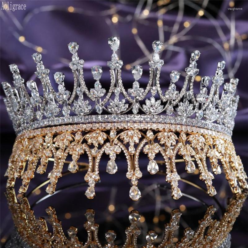 Hair Clips Fashion Western 5A Level Full Cubic Zirconia Wedding Tiaras CZ Zircon Bridal Crowns Princess Sweet 16 Headpiece Accessories
Hair Clips Fashion Western 5A Level Full Cubic Zirconia Wedding Tiaras CZ Zircon Bridal Crowns Princess Sweet 16 Headpiece Accessories