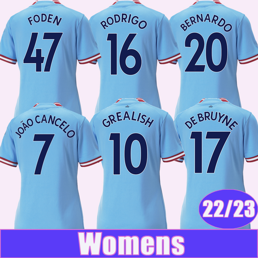 22 23 DE BRUYNE GREALISH Womens Soccer Jerseys STERLING BERNARDO FERRAN MAHREZ FODEN STONES MENDY Home Football Shirts, Nv6158 21 22 away no patch
22 23 DE BRUYNE GREALISH Womens Soccer Jerseys STERLING BERNARDO FERRAN MAHREZ FODEN STONES MENDY Home Football Shirts, Nv6158 21 22 away no patch