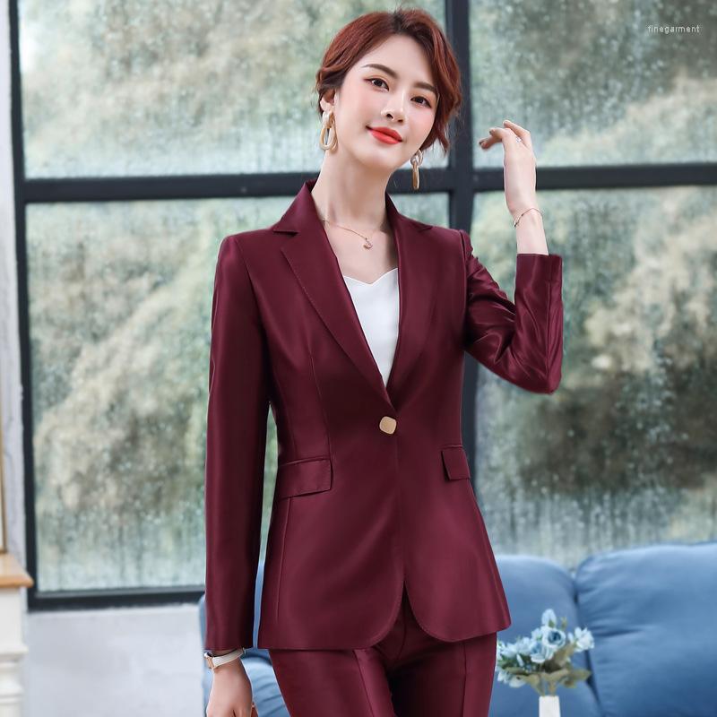 Women' Two Piece Pants IZICFLY Autumn Style High Quality Red Interview Blazer With Trouser Uniform Business Ladies Office Work Wear Pant, Champagne coat-1pcs
Women' Two Piece Pants IZICFLY Autumn Style High Quality Red Interview Blazer With Trouser Uniform Business Ladies Office Work Wear Pant, Champagne coat-1pcs