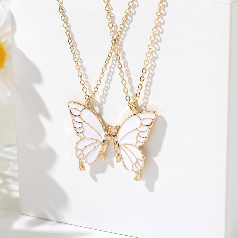 Choker 2pcs/set Friendship Fashion Women's Butterfly Necklace Exquisite Friend Clavicle Chain Collares Party Jewelry Gift
Choker 2pcs/set Friendship Fashion Women's Butterfly Necklace Exquisite Friend Clavicle Chain Collares Party Jewelry Gift