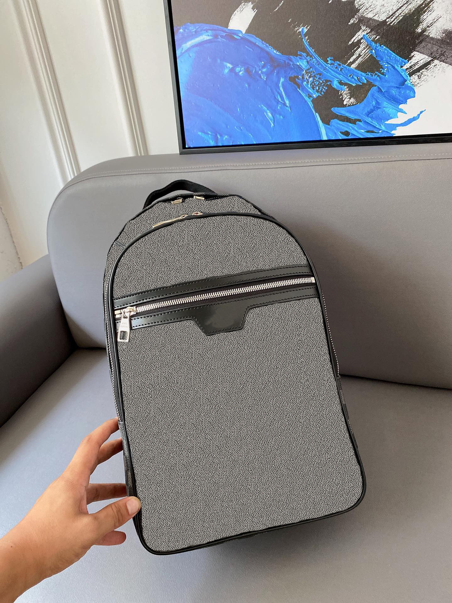 Designer high quality men double shoulder backpack student school bags daypack rucksack laptop bag, Black
Designer high quality men double shoulder backpack student school bags daypack rucksack laptop bag, Black