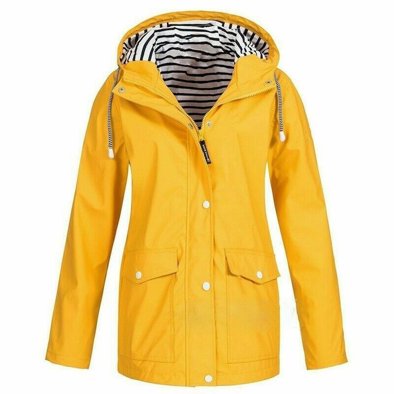 Women's Jackets Womens Waterproof Raincoat Ladies Outdoor Wind Rain Forest Jacket Coat Rainy 220902