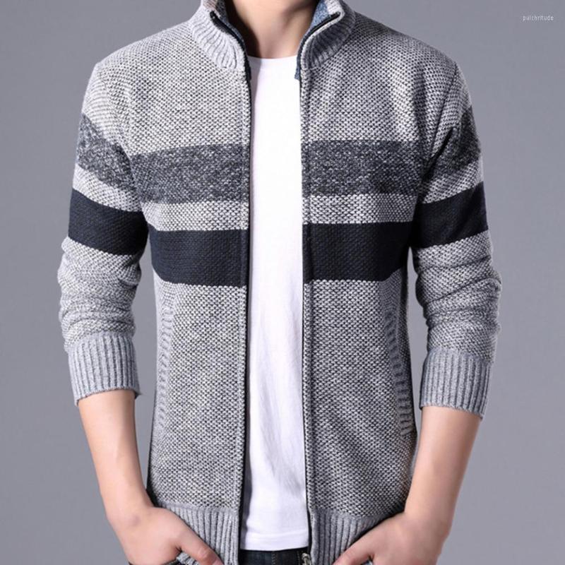 Men's Sweaters Stretchy Skin-friendly Zipper Closure Stand Collar Pockets Sweater Coat Outerwear, Blue
Men's Sweaters Stretchy Skin-friendly Zipper Closure Stand Collar Pockets Sweater Coat Outerwear, Blue
