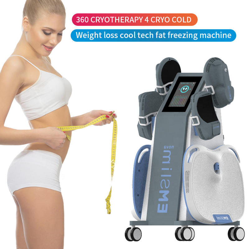 Vertical EMS Slimming Electromagnetic With RF Muscle Stimulator Fat loss Muscle Rebuilding Body Shaping Equipment