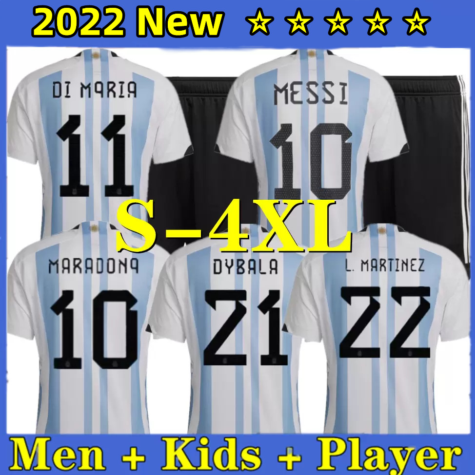 2022 Argentina Fans Tops Tees Soccer Jerseys woRLD CUp MARADONA KUNA GUERO DI MARIA DYBALA LO CELSO special National Team Fans home away football shirts men kids kit, Postage
2022 Argentina Fans Tops Tees Soccer Jerseys woRLD CUp MARADONA KUNA GUERO DI MARIA DYBALA LO CELSO special National Team Fans home away football shirts men kids kit, Postage