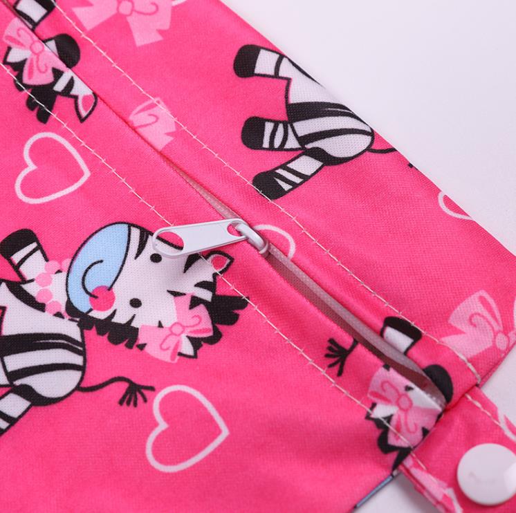 Waterproof Reusable Wet Bags For Menstrual Pads-Nursing Pads Make up Stroller Travel Pocket Mini Wet-Bag Baby Nursing Nappy SN4851